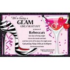 Heel and Cocktail Blank Invitation